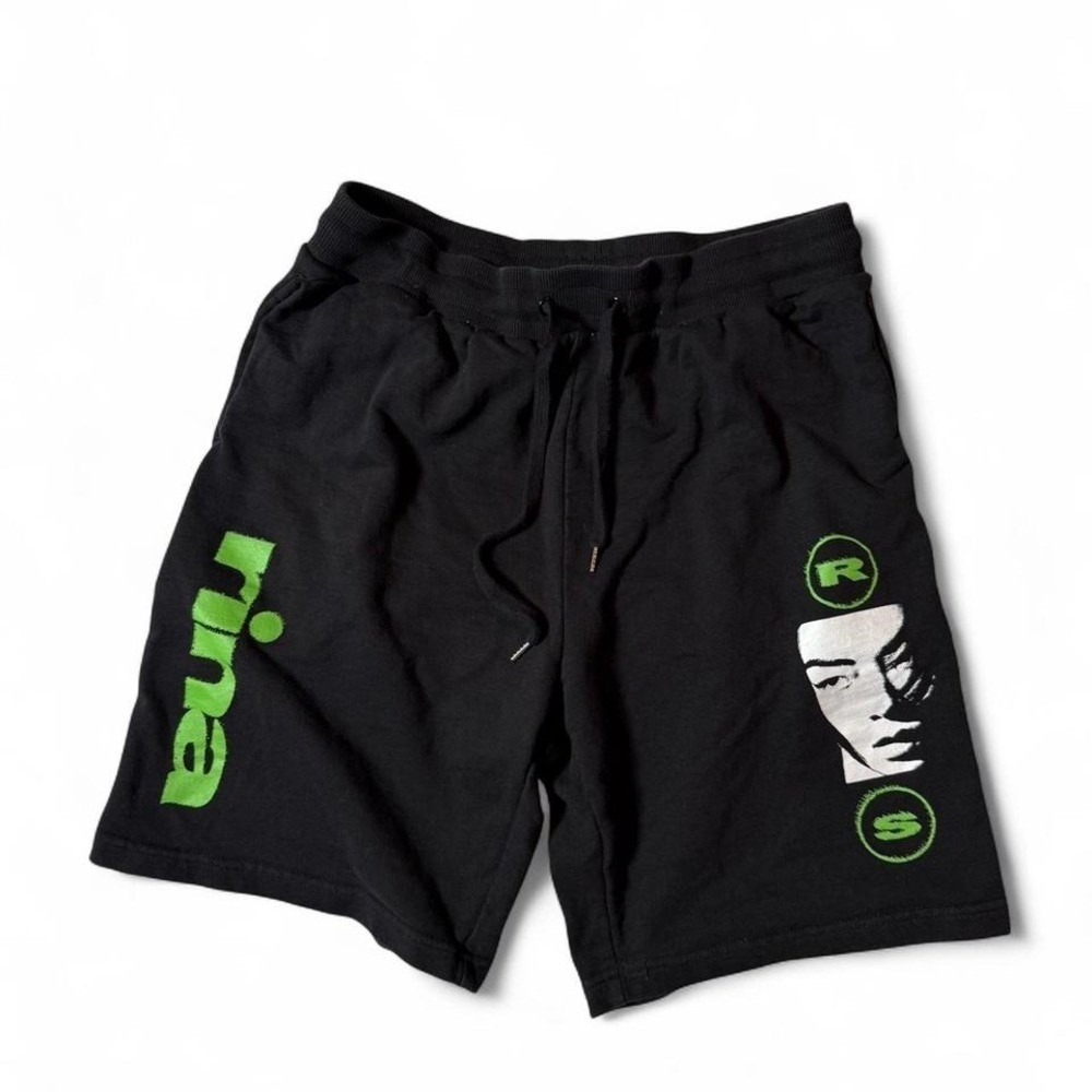 Rina Sawayama AS Colour Black Stadium 3 Pocket Cotton Tour Shorts Size Med